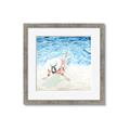 Picture of Wading at the Beach _GroupedProduct_Square_Framed_Matted_