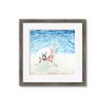Picture of Wading at the Beach _GroupedProduct_Square_Framed_Matted_
