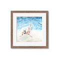 Picture of Wading at the Beach _GroupedProduct_Square_Framed_Matted_