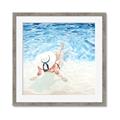 Picture of Wading at the Beach _GroupedProduct_Square_Framed_Matted_