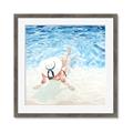 Picture of Wading at the Beach _GroupedProduct_Square_Framed_Matted_