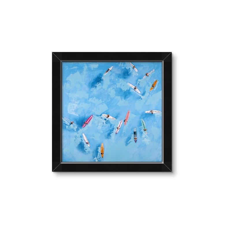 Picture of Surfboarders II  _GroupedProduct_Square_Framed_Matted_