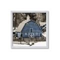 Picture of Blue Barn  _GroupedProduct_Square_Photography _GroupedProduct_Square_Framed_Matted_