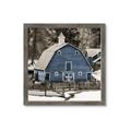 Picture of Blue Barn  _GroupedProduct_Square_Photography _GroupedProduct_Square_Framed_Matted_