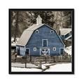 Picture of Blue Barn  _GroupedProduct_Square_Photography _GroupedProduct_Square_Framed_Matted_