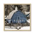 Picture of Blue Barn  _GroupedProduct_Square_Photography _GroupedProduct_Square_Framed_Matted_