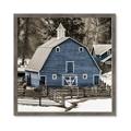 Picture of Blue Barn  _GroupedProduct_Square_Photography _GroupedProduct_Square_Framed_Matted_