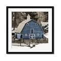 Picture of Blue Barn  _GroupedProduct_Square_Photography _GroupedProduct_Square_Framed_Matted_