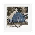 Picture of Blue Barn  _GroupedProduct_Square_Photography _GroupedProduct_Square_Framed_Matted_