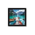 Picture of Boats on Lake _GroupedProduct_Square_Photography _GroupedProduct_Square_Framed_Matted_