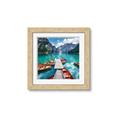 Picture of Boats on Lake _GroupedProduct_Square_Photography _GroupedProduct_Square_Framed_Matted_