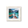Picture of Boats on Lake _GroupedProduct_Square_Photography _GroupedProduct_Square_Framed_Matted_
