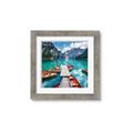 Picture of Boats on Lake _GroupedProduct_Square_Photography _GroupedProduct_Square_Framed_Matted_