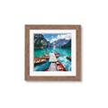 Picture of Boats on Lake _GroupedProduct_Square_Photography _GroupedProduct_Square_Framed_Matted_
