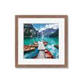 Picture of Boats on Lake _GroupedProduct_Square_Photography _GroupedProduct_Square_Framed_Matted_
