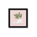 Picture of Plant Shoe Pink _GroupedProduct_Square_Framed_Matted_