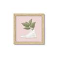 Picture of Plant Shoe Pink _GroupedProduct_Square_Framed_Matted_