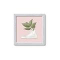 Picture of Plant Shoe Pink _GroupedProduct_Square_Framed_Matted_