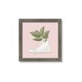 Picture of Plant Shoe Pink _GroupedProduct_Square_Framed_Matted_