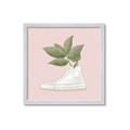 Picture of Plant Shoe Pink _GroupedProduct_Square_Framed_Matted_
