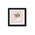 Picture of Plant Shoe Pink _GroupedProduct_Square_Framed_Matted_