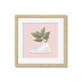 Picture of Plant Shoe Pink _GroupedProduct_Square_Framed_Matted_