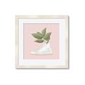 Picture of Plant Shoe Pink _GroupedProduct_Square_Framed_Matted_