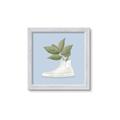 Picture of Plant Shoe Blue I _GroupedProduct_Square_Framed_Matted_