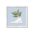Picture of Plant Shoe Blue I _GroupedProduct_Square_Framed_Matted_