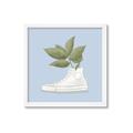 Picture of Plant Shoe Blue I _GroupedProduct_Square_Framed_Matted_