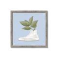 Picture of Plant Shoe Blue I _GroupedProduct_Square_Framed_Matted_