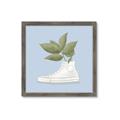 Picture of Plant Shoe Blue I _GroupedProduct_Square_Framed_Matted_