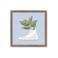 Picture of Plant Shoe Blue I _GroupedProduct_Square_Framed_Matted_