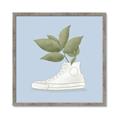 Picture of Plant Shoe Blue I _GroupedProduct_Square_Framed_Matted_