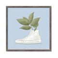 Picture of Plant Shoe Blue I _GroupedProduct_Square_Framed_Matted_