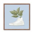 Picture of Plant Shoe Blue I _GroupedProduct_Square_Framed_Matted_