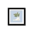 Picture of Plant Shoe Blue I _GroupedProduct_Square_Framed_Matted_