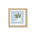 Picture of Plant Shoe Blue I _GroupedProduct_Square_Framed_Matted_
