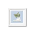 Picture of Plant Shoe Blue I _GroupedProduct_Square_Framed_Matted_
