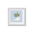 Picture of Plant Shoe Blue I _GroupedProduct_Square_Framed_Matted_