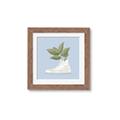 Picture of Plant Shoe Blue I _GroupedProduct_Square_Framed_Matted_