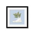 Picture of Plant Shoe Blue I _GroupedProduct_Square_Framed_Matted_