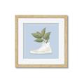 Picture of Plant Shoe Blue I _GroupedProduct_Square_Framed_Matted_