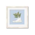 Picture of Plant Shoe Blue I _GroupedProduct_Square_Framed_Matted_