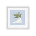 Picture of Plant Shoe Blue I _GroupedProduct_Square_Framed_Matted_