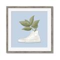 Picture of Plant Shoe Blue I _GroupedProduct_Square_Framed_Matted_