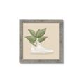 Picture of Plant Shoe Beige _GroupedProduct_Square_Framed_Matted_