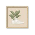 Picture of Plant Shoe Beige _GroupedProduct_Square_Framed_Matted_