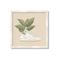 Picture of Plant Shoe Beige _GroupedProduct_Square_Framed_Matted_