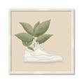 Picture of Plant Shoe Beige _GroupedProduct_Square_Framed_Matted_
